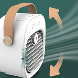 TD® Refroidisseur d'air USB pulvérisation réfrigération ventilateur de climatisation Portable charge ventilateur de bureau portable