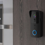 TD® Sonnette vidéo intelligente 1080P sans fil étanche 5G interphone double fréquence WIFI Vision nocturne