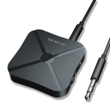 TD® Transmetteur Bluetooth Récepteur 2-en-1 Adaptateur TV Voiture Haut-Parleur Ordinateur Audio Léger Portable Largement Compatible