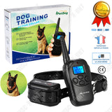 TD® Collier de dressage pour chien avec télécommande anti-aboiement moyen et grand appareil de dressage pour chien étanche