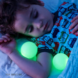 TD® Lampe de table veilleuse boule chevet bureau lecture led rechargeable travail blanc puissance lumineuse design rotative couleur