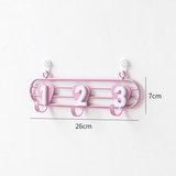 Crochet clé crochet tenture murale porte décorative mur nordique mignon porte crochet crochet en métal rose crochet figure vê