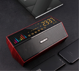 TD®  Double Haut-parleur Haut-parleur Bluetooth sans fil Radio FM Soutien  Haut-parleur de musique Bluetooth Couleur: rouge