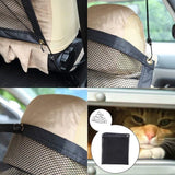 TD® Filet de Protection pour Voiture Filet Animaux Voiture Séparation Auto pour Chien Chat 115x62 cmRéglable Sécurité Assurée Vision