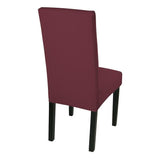 TD® Ensemble de 6 housses de chaise style intemporel couvrir ensemble chaises maison élasthanne très résistant facile d'entretien