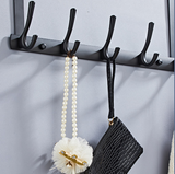 Crochet Crochet derrière porte Installation gratuite sur la porte chambre Support de rangement Chapeau vêtements Crochet à vê