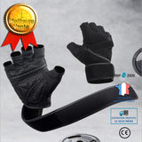 Gants de fitness Gants fitness demi-doigts avec gants de poignet Bodybuilding Fitness Gants d'haltérophilie Gants pour hommes