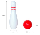 TD® Mini Jeu de Bowling 10 Quilles + 1 Balle et 1 Tapis/ Jeu Bowling Enfants/ Quille Jouet/ Jeux Plein Air