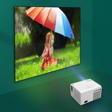 TD® 1080P sans fil Micro WIFI projecteur intelligent téléphone portable bureau projecteur LED maison HD Portable