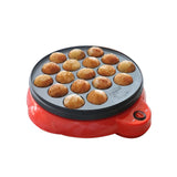 18 Trous Takoyaki Grill Plateau，Machine à gaufres aux œufs de plaque de barbecue de poulpe - 650W -