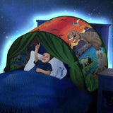 Tente de rêve d'aventure de camping extérieure pour Bébé Enfant Cadeau De Noël--dinosaure
