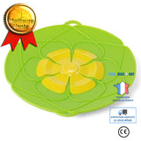 TD® Couvercle Anti-Débordement en Silicone Anti-Déversement Casserole Poêle 14-24cm de diamètre Etanche Résistant  Pratique Cuisine