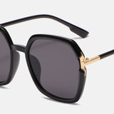 TD® Lunettes de soleil femmes haut de gamme ins mode lunettes de soleil grand cadre dames lunettes de tir de rue