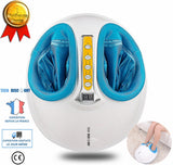 TD® Appareil de massage pour pied multifonctionnel bleu , blanc avec airbag chauffant machine thérapeutique pied pédicure esthétique