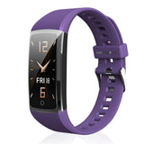 TD® Smart Watch montre Bluetooth imperméable IP67 Fitness Bracelet avec moniteur fréquence cardiaque dormir surveillance couleur vio