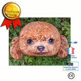 TD® Coussin en forme de Tête de Chien/ 3D Créatif Coussin mignon poupée en peluche cadeau Home Décoration Maison/ Salon canapé