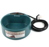 TD® Bol chauffant automatique turquoise bleu vert pour animaux de compagnie gamelle thermique chats et chiens résistant aux morsure