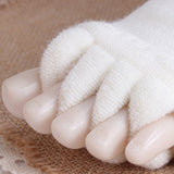 TD® Chaussettes à cinq doigts femme coton acrylique santé massage yoga orteil ouvert correction pouce valgus chaussettes à orteil fe
