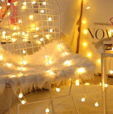 TD® Guirlande lumineuse LED 5-10-20-30-40-50M guirlande lumineuse solaire guirlande fil de cu - Modèle: White 20M 200LED