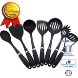 TD® Ensemble d'ustensiles de cuisine de 7 outils résistants à la chaleur de première qualité