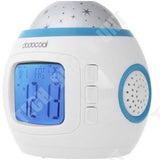 TD® Radio réveil alarme lumineux Enfants multifonctions Projecteur musique dormir affichage heure température parfait chambre enfant