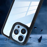 TD® Coque de téléphone portable pour Apple 13Pro Max film trempé anti-poussière coque rigide deux-en-un housse de protection