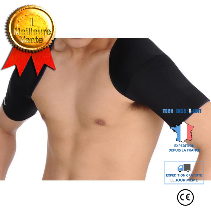 TD® epaulière Double Support Maintien Protection Protège Épaules pour Sports Gym (Taille: M)
