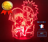 TD® Filles 3d lampe Uzumaki Naruto et Hinata Hyuga couleur changeante veilleuse pour la maison étude chambre décor USB