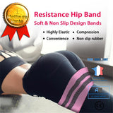 TD® Ceinture antidérapante belle hanche retournée Hip Hip Lift Bande élastique Yoga Pull Band accessoires de yoga 550 S