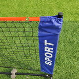 TD® Support de salle de sport Portable supportant le filet de tennis pliant Support de filet pliant de badminton Portable de 4 m de