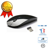 TD® Souris sans fil Blu-ray pour tout Ordinateur portable 2,4 G / Souris sans Fil Performant Noire / Portable Légère Raffinée
