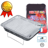 Barbecue extérieur portable jetable barbecue barbecue maison camping barbecue pratique pour transporter des produits de voyag