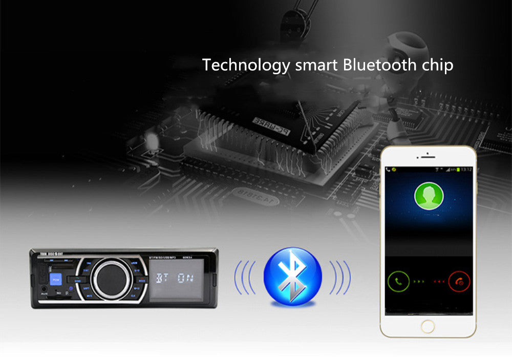 TD® Auto radio de voiture audio USB/SD port lecteur MP3 récepteur Bluetooth mains libres support télécommande bluetooth stéréo