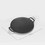 TD® Plaque de barbecue de camping en plein air 30cm plaque de barbecue de camping cuisinière à induction à gaz poêle à frire grill