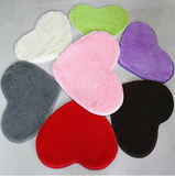 TD® Tapis De Fausse Fourrure Doux Cœur Hirsute DÉCoratif Moderne À La Mode Tapis De Chambre En Peau De Mouton  D'enfant De Fille Ros