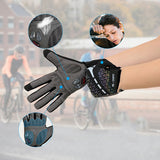 Gants de cyclisme en plein air en silicone épais sports de fond fitness vélo de montagne automoteur gants en silicone liquide