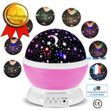 TD®  LED Rotatif Dream Starry Sky Lampe USB Starry Sky Projecteur Lampe Chambre 3D Night Light Starry Projecteur