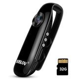 TD® Caméra petit corps 1080P avec clip arrière Full HD Mini vélo portable vélo enregistreur vidéo Portable enregistrement Audio vidé