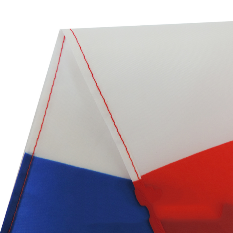TD® Tenant le drapeau français Drapeau français triangulaire à manivel –