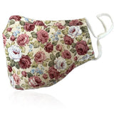 TD® Masque en tissu floral femmes mode anti-buée lavable et masque en coton froid masques tissus reutilisables