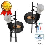 APPLIQUE D'INTERIEUR iDEGU Lot de 2 Appliques Murales Interieur Lampe Murale Moderne Design Cr&eacute;ative