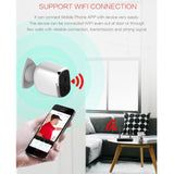 TD® Sonnette de porte alarme intelligente wifi vidéo sonnette sans fil vidéo interphone sonnette téléphone mobile vidéo à distance