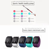 INN®     Vert Bracelet intelligent A88 Smart Watch Bluetooth Wristband Sports Health Bracelet Moniteur de fréquence cardiaque Monite