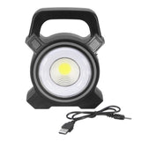 TD® Lanterne de Camping Solaire COB LED USB/ Lampe Lumière Projecteur Portable/ Lanterne Extra lumineuse Gris