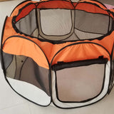 TD® Cage octogonale portable Clôture mobile pour animaux de compagnie en tissu pliable pour chien Oxford, parc à chiot