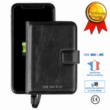 TD® Batterie portative portefeuille portemonnaie portable porte-carte android iphone 2 adaptateur batterie externe nomade smartphone