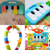 TD® Musique nouveau-né infantile fitness rack pédale piano bébé jeu couverture enfants hochet jouets éducatifs