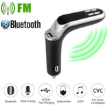 TD® Transmetteur FM voiture / Mains libres Kit Bluetooth Chargeur Transmetteur FM Lecteur MP3