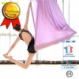 TD® Accessoires Fitness - Musculation,FITNESS antérieur 7 mètres Yoga hamac tissu Anti gravité Yoga accessoires - Type Light purple