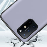 TD® Convient pour OnePlus 8T étui de téléphone portable anti-chute tout compris en cuir uni givré housse de protection en silicone